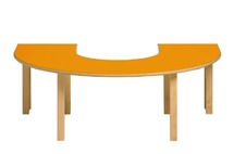 Tafel - Hoefijzer - 150X100 Cm - 46 - rood - per stuk