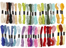 Borduren - draad - garen - in verschillende kleuren - assortiment van 42