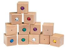 Geluidsdoosjes - geluidenblokjes - Gogo Toys - luisterdozen - set van 12