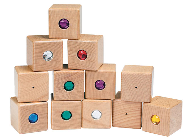 Geluidsdoosjes - geluidenblokjes - Gogo Toys - luisterdozen - set van 12