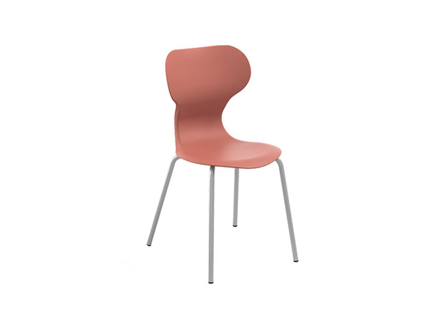 Stoel - Mira - Vierpoots - zithoogte 38 cm - kuip terracotta - per stuk
