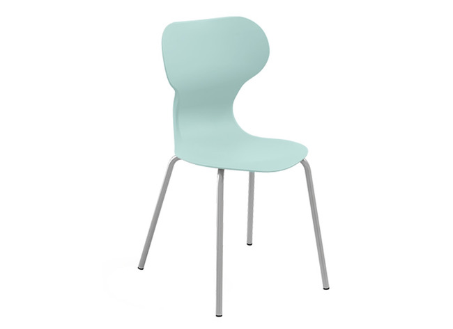 Stoel - Mira - Vierpoots - zithoogte 46 cm - kuip munt - per stuk