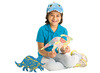 Figuren - dinosauriërs - Roylco - karton - met kartonnen houders - set van 25 assorti