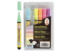 Stiften - textielstiften - krimpfoliestiften - neon - set van 6 assorti