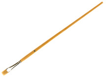 Penselen - plat - lange steel - nr 10 - set van 12