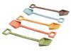 Zandscheppen - spade - TreeNside - gekleurd - bioplastic - set van 5 assorti