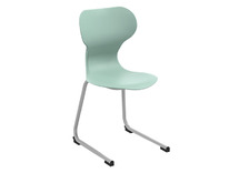 Stoel - Mira - Sledepoot - zithoogte 46 cm - kuip munt - per stuk