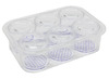 Vergrootglazen - x2 vergroting - 5,5 cm - met potje - met opbergdoos - set van 6