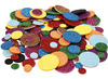 Stickers - foam - cirkels - glitter - set van 1000