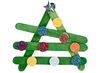 Stickers - foam - cirkels - glitter - set van 1000