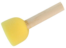 Verfdotters - hout - 4 cm diameter - set van 12