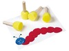 Verfdotters - hout - 4 cm diameter - set van 12