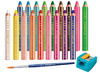 Potloden - kleurpotloden - Staedtler Junior Buddy - set van 18 assorti