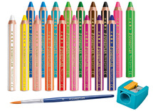 Waspotlood - Staedtler - Junior Buddy - set van 18 assorti