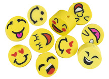 Kralen - figuurkralen - smileys - set van 200