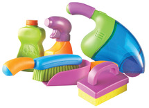 Speelgoed - schoonmaakset - Learning Resources New Sprouts Clean It! - poetsgerief - speelset - per set