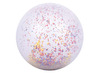 Bal - transparante reuzenbal met kleurrijke snippers - 40 cm diameter - per stuk