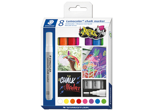 Marqueur à la craie - Staedtler - ass/8
