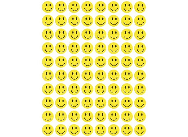 Stickers - smileys - set van 2000