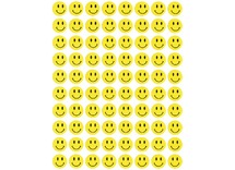 Stickers - smileys - gezichten - set van 2000