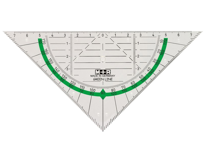 Equerre géométrique - Geoflex - 16 cm - pièce