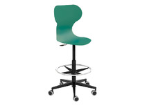 Stoel - Mira - Stervoet Tooghoogte - zithoogte 58/83 cm - kuip navy blue - per stuk