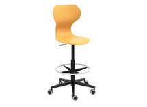 Stoel - Mira - Stervoet Tooghoogte - zithoogte 58/83 cm - kuip oker - per stuk