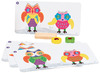 Kleur en vorm - nabouwen - Gogo Toys - kleur en vorm - uil - hout - per spel