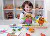 Kleur en vorm - nabouwen - Gogo Toys - kleur en vorm - uil - hout - per spel