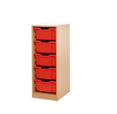 Kast - Basic - Keuzekast - Ondiep - 1-Kolom - 40 cm - aantal compartimenten 1 - wit - per stuk