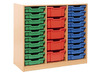 KAST BASIC - KEUZEKAST - ONDIEP - 3-KOLOMS
