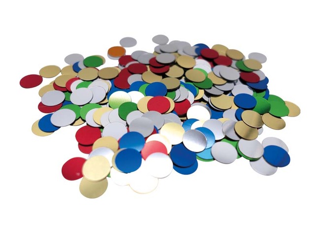 Decoratie - pailletten - spiegels mini - 1 cm - assortiment van 5000