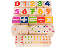 Stempels - rekenstempels - rekenen - set van 24 assorti