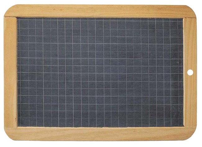 Leien - krijtbord - 14 x 22 cm - set van
