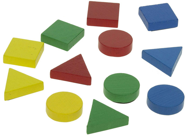 Kleur en vorm - Flohbox spelbord magneten - aanvulling voor NE6217 - magnetisch - per spel