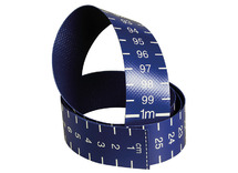 Lintmeter - meetlint - 100 cm - blauw - set van 10