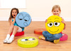 Kussens - vloerkussens - emoji's - gezichten - set van 6 assorti
