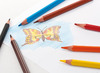 Potloden - kleurpotloden - O'Color Maxi - driehoekig - dik - etui - set van 12 assorti