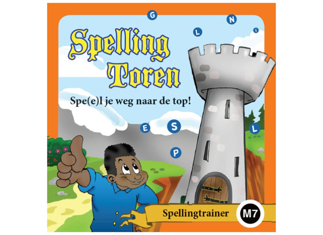 Taalspel - Spellingtoren - leren spellen - voor elk niveau - per spel