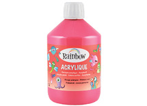 Verf - acrylverf - Rainbow Acrylique - 500 ml - budget - magenta - per stuk