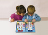 Kleur en vorm - Flohbox spelbord - magnetisch - per spel