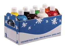 Verf - plakkaatverf - Toy Color - 8 x 500 ml - set van 8 assorti