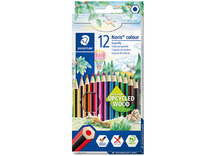 Potloden - kleurpotloden - Staedtler Noris Colour - zeshoekig - etui - set van 12 assorti