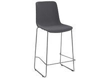 Stoel - Zenith - Bar - zithoogte 65 cm - onderstel antraciet - kuip antraciet - per stuk