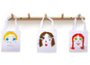 Stickers - foam - uitdrukkingen - emotie - zelfklevend - set van 500 assorti