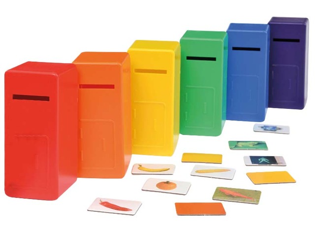 BOÎTE AUX LETTRES TRI DES COULEURS