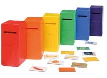 Kleur en vorm - sorteren - postbox kleuren - per spel