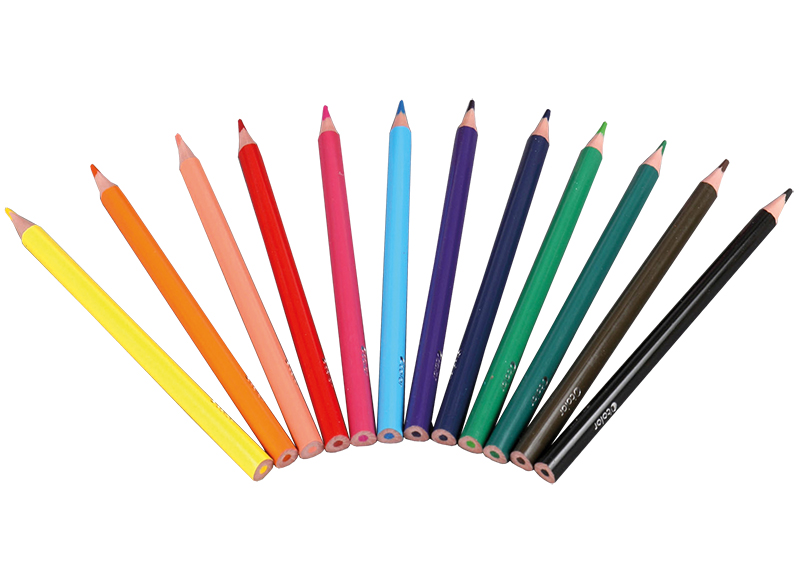 CRAYONS DE COULEUR - BIC TROPICOLOR - SET/12 - Baert