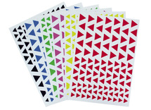 Stickers - vormen - geometrisch - set van 1870 assorti