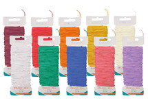 Koord - touw - verschillende kleuren - set van 10 assorti